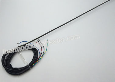 China Heiße Läufer-Kabel-Heizung mit J-Art Thermoelement und schwarzes Silikon-Kabel fournisseur