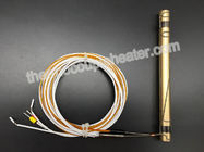Diameter 10mm Press In Brass Nozzle Coil Heater With Thermocouple And Slot