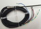 Heiße Läufer-Kabel-Heizung mit J-Art Thermoelement und schwarzes Silikon-Kabel fournisseur