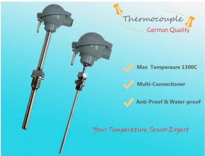 Art Temperaturfühler-Thermoelement Max Temperatures 1300°C K