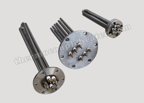 Niedriger Industriekessel-angeflanschte Röhrentauchsieder der Leistung- in Wattsus316