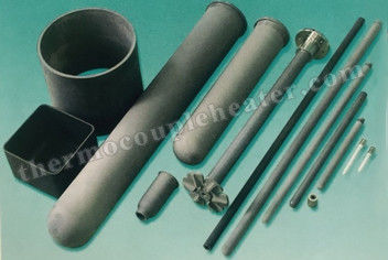 China Thermoelement-Komponenten-Nitrid-verbundenes Silikon-Karbid NSiC-Thermoelement-Schutz-Rohr fournisseur