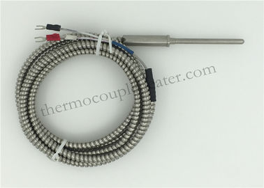 China J schreiben Thermoelement-Temperaturfühler mit flexiblem gepanzertem Kabel 1.5m fournisseur