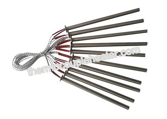 Heizpatrone-Edelstahl 304 Meterial der Faser-Glas-Schlauchleitungs-400W