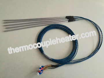 China Einsträngiges Temperaturfühler FTE PT100 mit 5 Millimeter Edelstahl-/Nickel-Sonde fournisseur