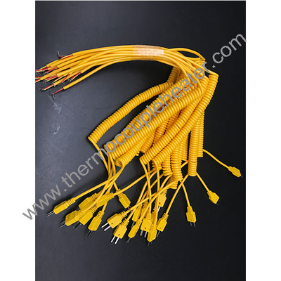 Füllgewickeltes, zurückziehbares Sensorkabel für Thermocouple, RTD und Thermistor