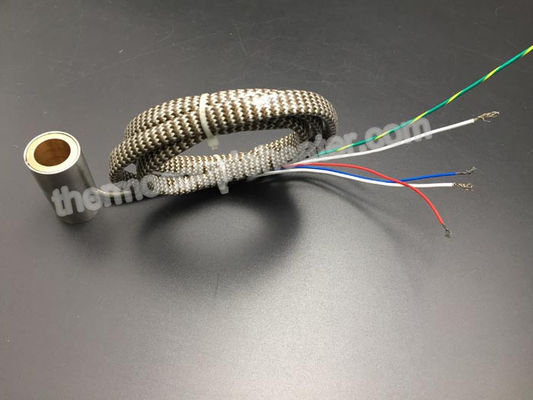 Edelstahl-gepanzerte heiße Läufer-Spulen-Heizungen mit Thermoelement J 230V 250W