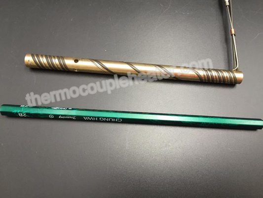 Heißer Läufer-Minimessingdüsen-Spulen-Heizung ID6.6mm OD9.6mm mit Länge 155mm