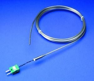 Mineral-Insualted-Thermoelement-Minithermoelement FTE mit flachem Stecker-Verbindungsstück