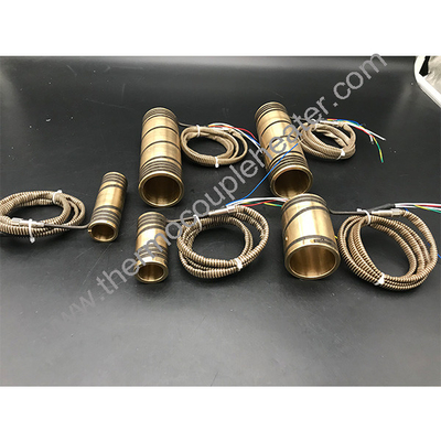 Mini-Heizung mit Thermoelement für Spritzgießmaschinen Mini-Press in Messing-Coil Heizung