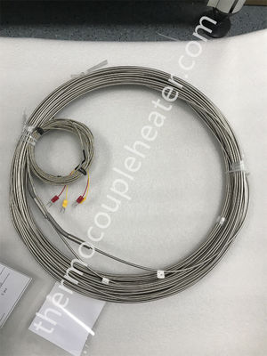 Edelstahl umhüllte Art sondenartiges Thermoelement Durchmessers 1.0mm 1.5mm 3.0mm 6.0mm K/j/n