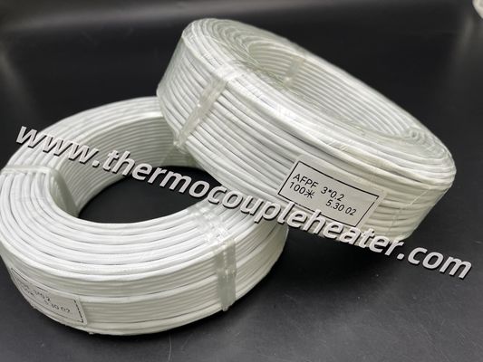 Pt100 RTD-Verlängerungskabel mit Teflon-Dämmung und SS-Flocken-Schutz