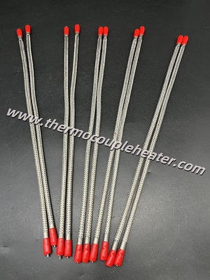 Flexible Tubular Heater Geflechtete Oberfläche Durchmesser 6,5 mm für Hot Runner Manifold