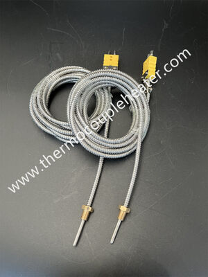 flexibler Messbereich des Thermocouples: -200-400 Grad Sonden Thermocouple Mineral isoliert
