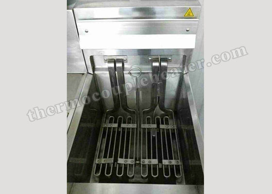 Röhrenförmiger elektrischer Immersions-Warmwasserbereiter für das Öl-Kochen/Huhn bricht das Braten ab