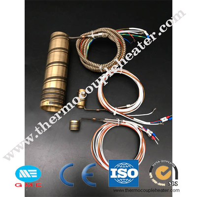 Heißer Läufer-Messingrohr-Heater Nozzle Heater Pressed With-Spule Heater And Thermocouple