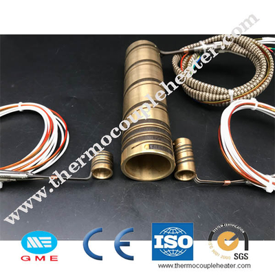Heißer Läufer-Messingrohr-Heater Nozzle Heater Pressed With-Spule Heater And Thermocouple