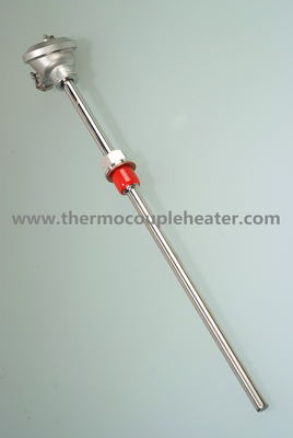 Zusammengebautes Temperaturfühler-Thermoelement FTE PT100 mit justierbarem Faden