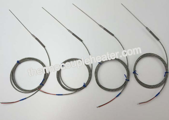 1.5MM heißer Läufer-unbegründedes Thermoelement mit Fiberglas führt/Metallübergang