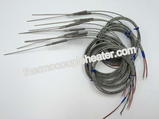 1.5MM heißer Läufer-unbegründedes Thermoelement mit Fiberglas führt/Metallübergang