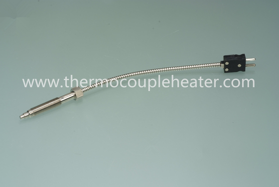 Thermoelement verlegte Sonde mit flexiblen Führungen und Verbindungsstücken