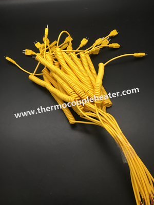 Thermoelement-Stecker-Art K mit Zugfeder-Kabel