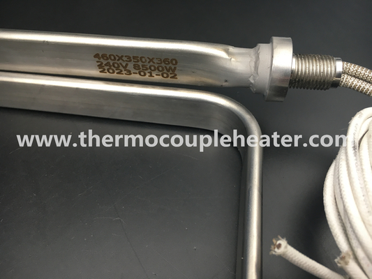 Kundengebundenes flaches Röhrenheizelement für das Öl, das Heizung 240V 8500W brät