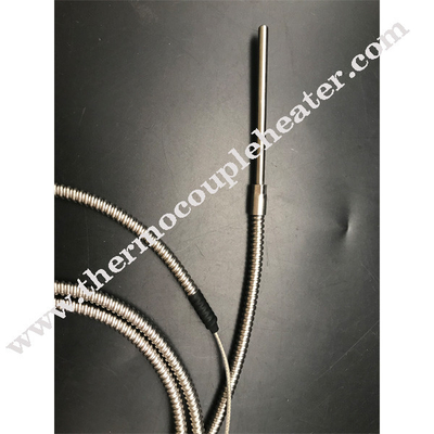 Edelstahl umhüllte Art sondenartiges Thermoelement Durchmessers 1.0mm 1.5mm 3.0mm 6.0mm K/j/n