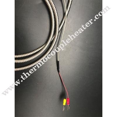 Edelstahl umhüllte Art sondenartiges Thermoelement Durchmessers 1.0mm 1.5mm 3.0mm 6.0mm K/j/n