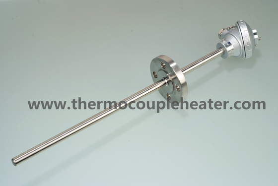 Temperaturfühler-Thermoelement FTE PT100 mit Flansch Thermowell