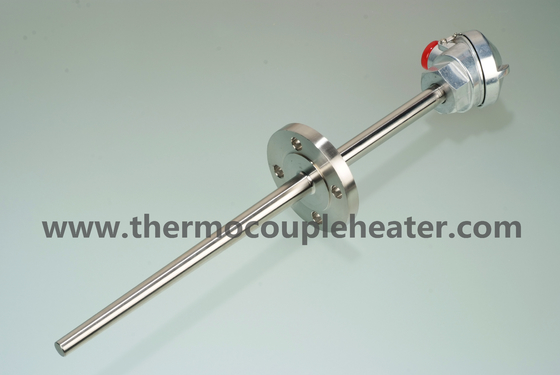 Temperaturfühler-Thermoelement FTE PT100 mit Flansch Thermowell