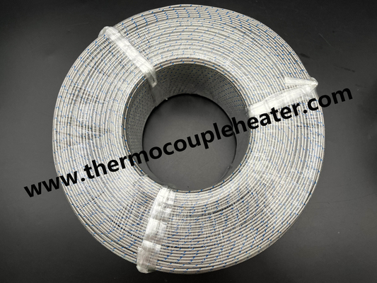 Thermoelementkabel mit doppelter Glasfaserisolierung und Edelstahlschild