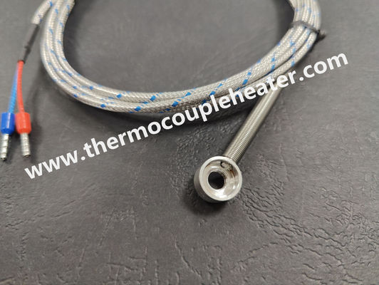 Thermoelement-Sensor mit Ring-Terminal und Edelstahl-Schildkabel