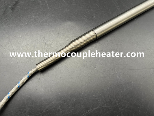 Thermoelement Typ J Durchmesser 10 mm, Leads mit Federschutz