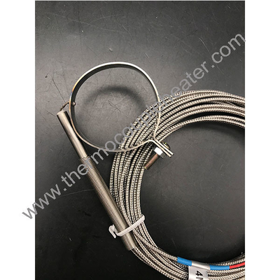 Typ K/J Temperatursensor Thermoelement Rohrklemmring SUS-Sonde