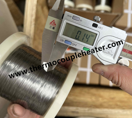 Hochfestigkeitsdraht aus Legierung 0Cr25Al5 Dünner Runddraht Durchmesser 0,15 mm 80 Ohm/Meter