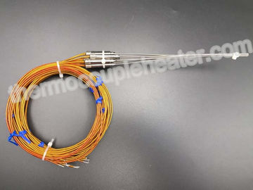 Typ J Thermoelement RTD mit 24GA Kapton Leads und Metal Transition