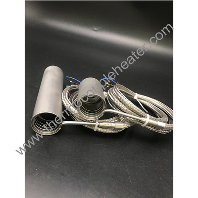 Hot Runner Elektroheizung mit geschlossener Hot Runner-Spule mit Edelstahl-Abdeckung mit J/K-Typ-Thermokoppel
