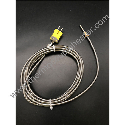 Typ K MI Thermocouple Sensor Hohe Abgastemperatur Sensor mit Schraube