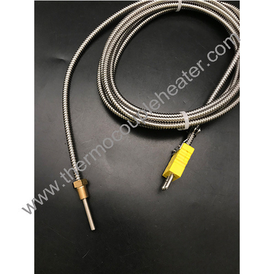 Typ K MI Thermocouple Sensor Hohe Abgastemperatur Sensor mit Schraube