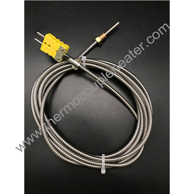 Typ K MI Thermocouple Sensor Hohe Abgastemperatur Sensor mit Schraube