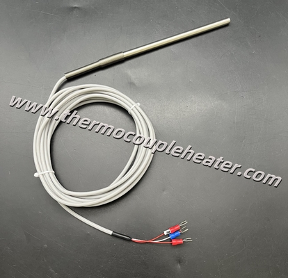 RTD Temperatursensor PT100 Sonde SS316 Umhüllung mit Silikonkabel
