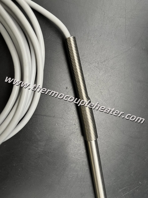 RTD Temperatursensor PT100 Sonde SS316 Umhüllung mit Silikonkabel