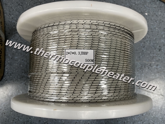 Thermoelementkabel Glasfaser Isolierter Edelstahl Geflecht 500M pro Rolle