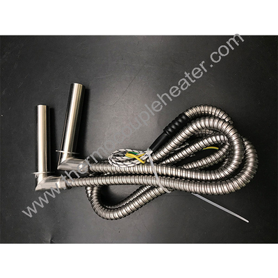 Elektrische Patronenheizung mit flexiblem Metallrohr