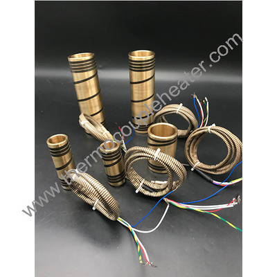 Mini-Heizung mit Thermoelement für Spritzgießmaschinen Mini-Press in Messing-Coil Heizung