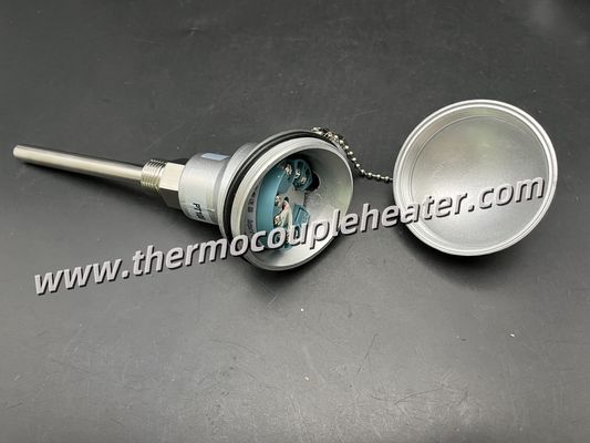Präziser, stabiler, montierter PT100 RTD / Thermoelement-Temperatursensor mit Transmitter 4~20mA