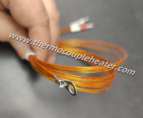 Spezielles Thermoelement Typ J mit Ring-Terminal-Kapton-Verlängerungskabel