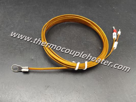 Spezielles Thermoelement Typ J mit Ring-Terminal-Kapton-Verlängerungskabel