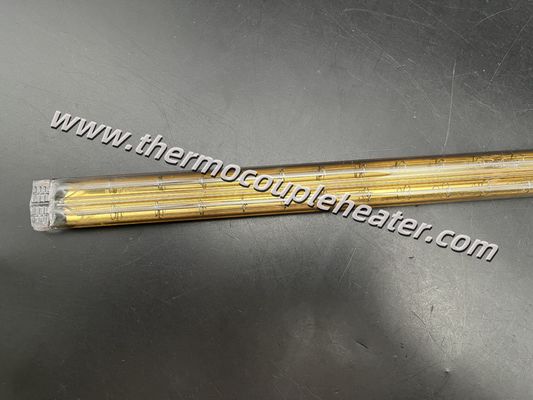 Dauerhafte Quarz-IR-Emitter-Gold-beschichtete Twin Tube-Design